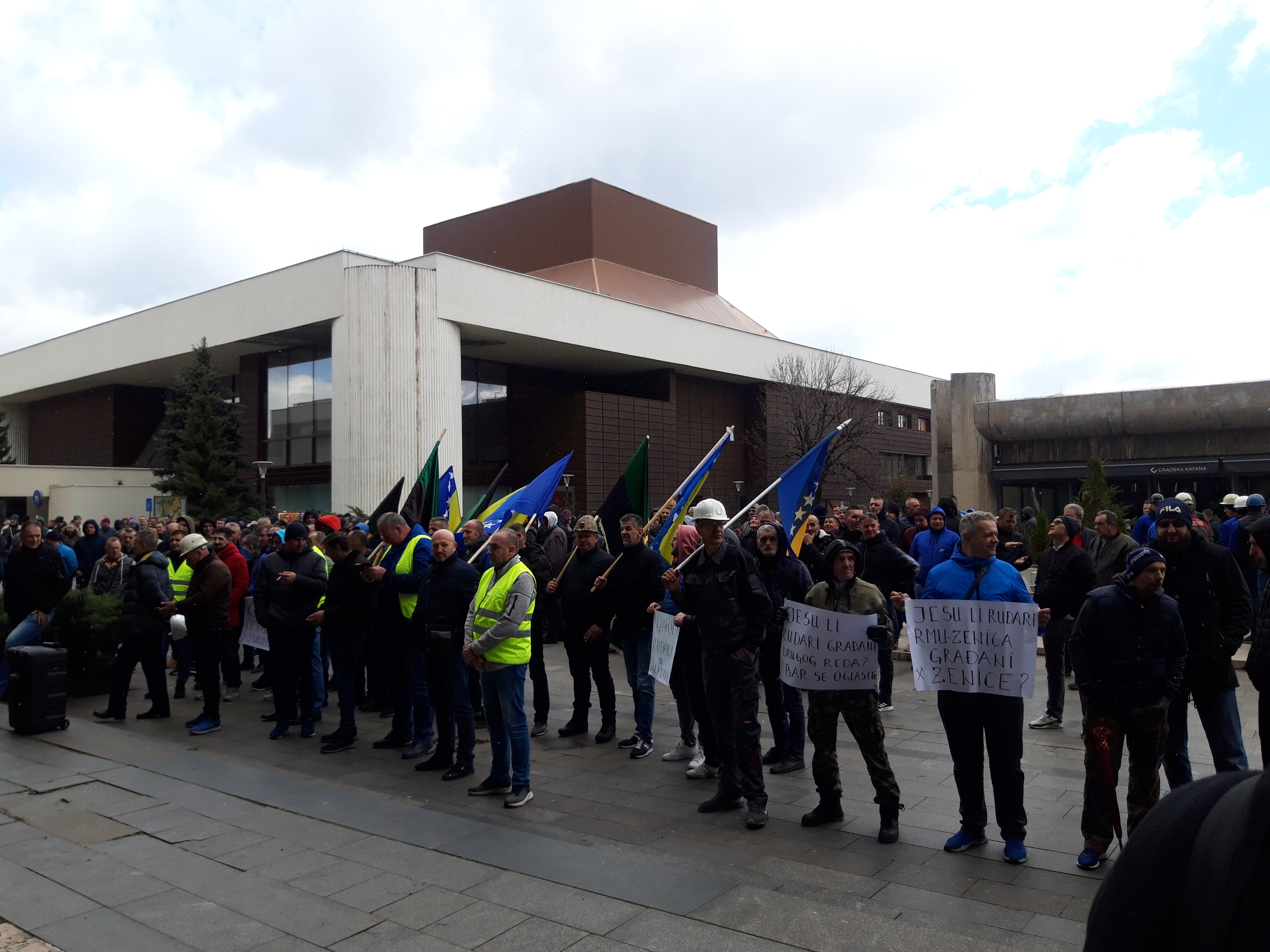 Protesti zeničkih rudara, štrajk glađu nastavljen